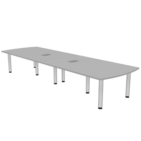 Skutchi Designs 45 in W, 120 in L, 29 in H, Engineered Wood Top, Grey H-AREC-46119PT-01-EL